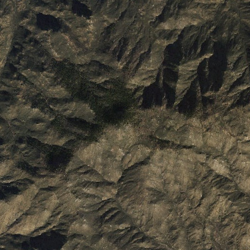 Aerial imagery of Pine Peak, AZ