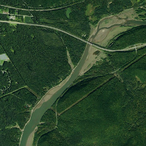 Aerial imagery of Cold Spring Creek, NY