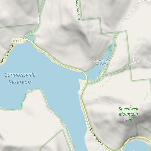 OpenStreetMap map of Dryden Brook, NY