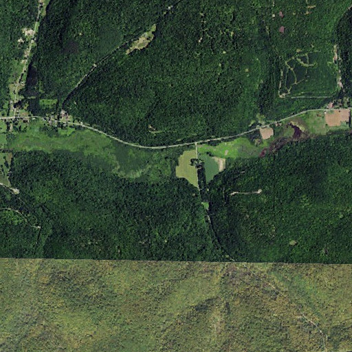 Aerial imagery of Dutton Hollow, NY