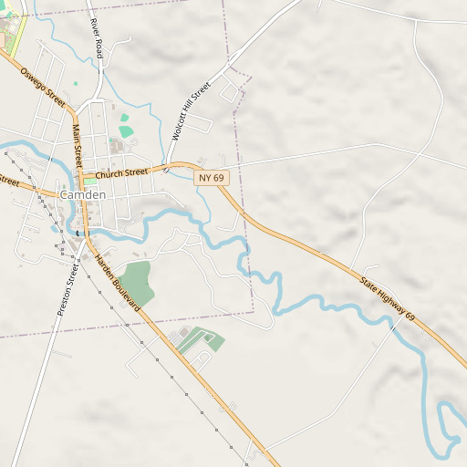 OpenStreetMap map of Emmons Brook, NY