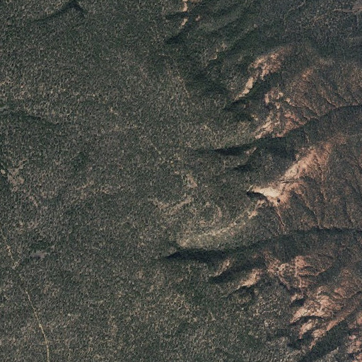 Aerial imagery of Piney Hill, AZ