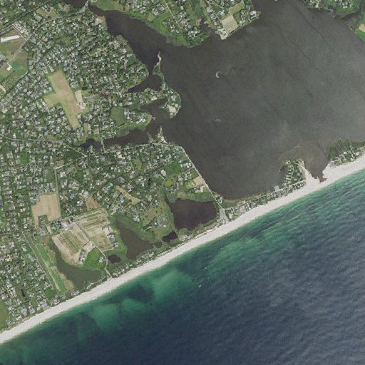 Aerial imagery of Flying Point, NY