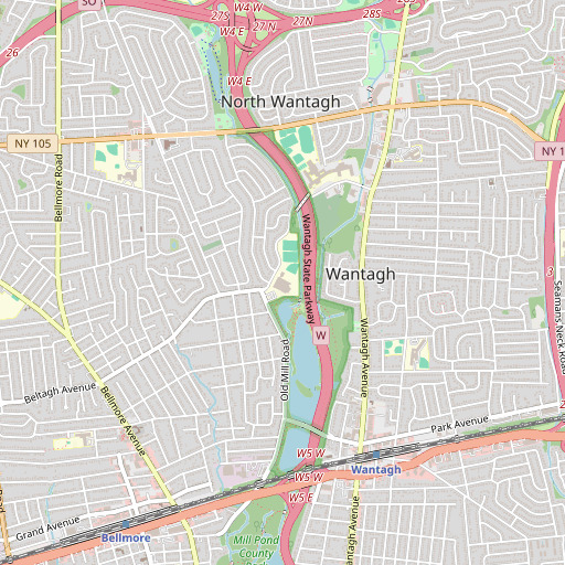 OpenStreetMap map of Forest Lake School, NY