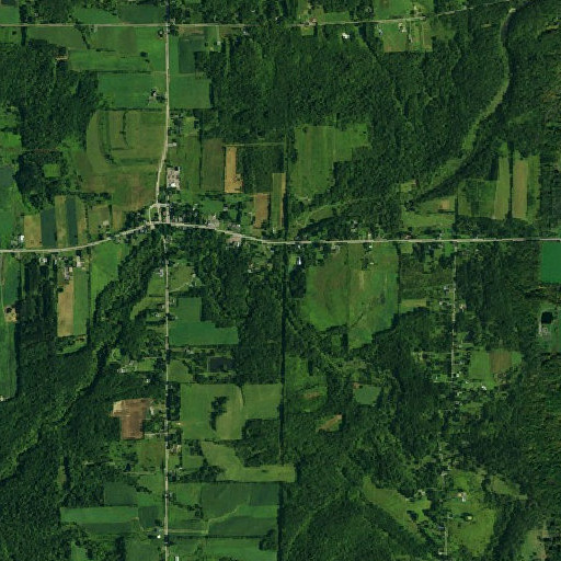 Aerial imagery of French Brook, NY