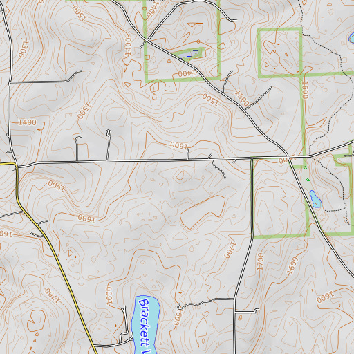 OpenTopoMap map of Gibson Pinnacle, NY