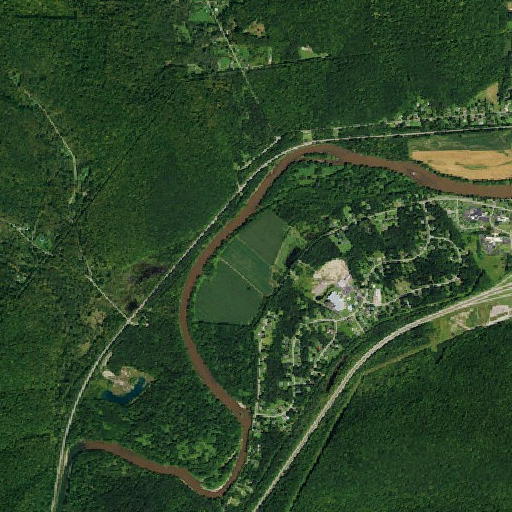 Aerial imagery of Hoags Flat, NY