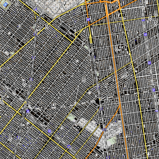 OpenTopoMap map of Holy Ghost School, NY