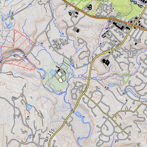 OpenTopoMap map of Hunger Kill, NY