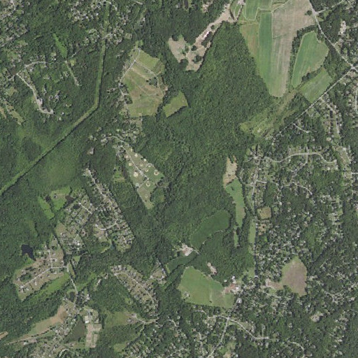 Aerial imagery of Jackson Creek, NY