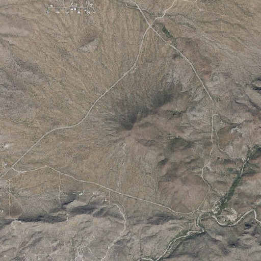 Aerial imagery of Pisto Hill, AZ