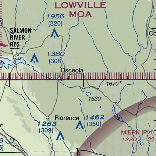 FAA VFR chart of Keese Brook, NY