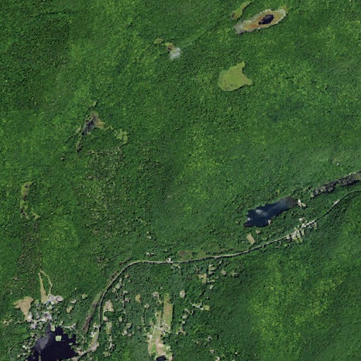 Aerial imagery of Kenyon Mountain, NY