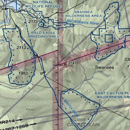 FAA VFR chart of Planet Peak, AZ