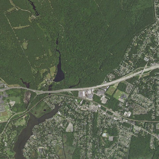 Aerial imagery of Middle Brook, NY