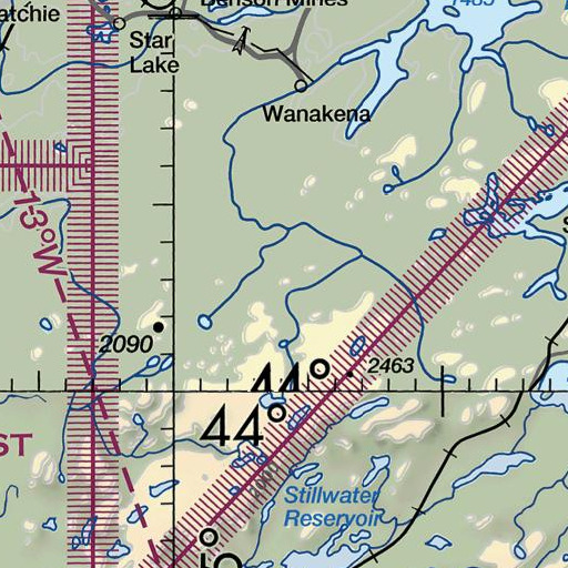 FAA VFR chart of Partlow Mountain, NY