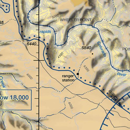 FAA VFR chart of Point Huitzil, AZ