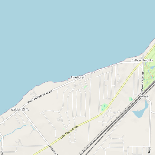 OpenStreetMap map of Pinehurst, NY