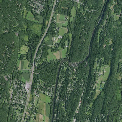 Aerial imagery of Plattekill Creek, NY