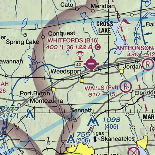 FAA VFR chart of Putnam Brook, NY