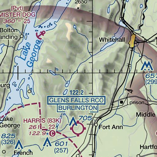 FAA VFR chart of Putnam Mountain, NY
