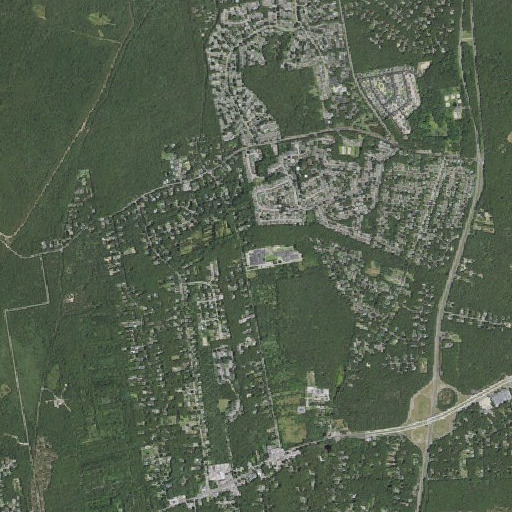 Aerial imagery of Ridge Elementary School, NY