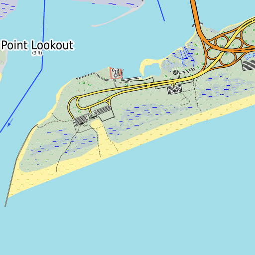 OpenTopoMap map of Short Beach, NY