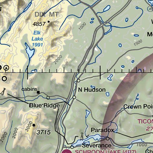 FAA VFR chart of Walker Brook, NY