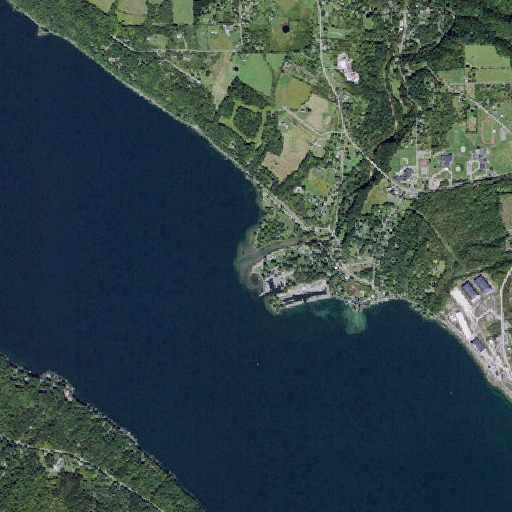 Aerial imagery of Salmon Creek, NY