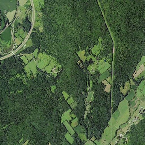 Aerial imagery of Chamberlain Hill, NY