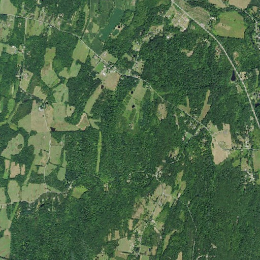 Aerial imagery of Pine Hill, NY