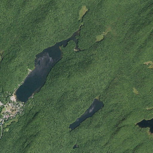 Aerial imagery of Pine Mountain, NY