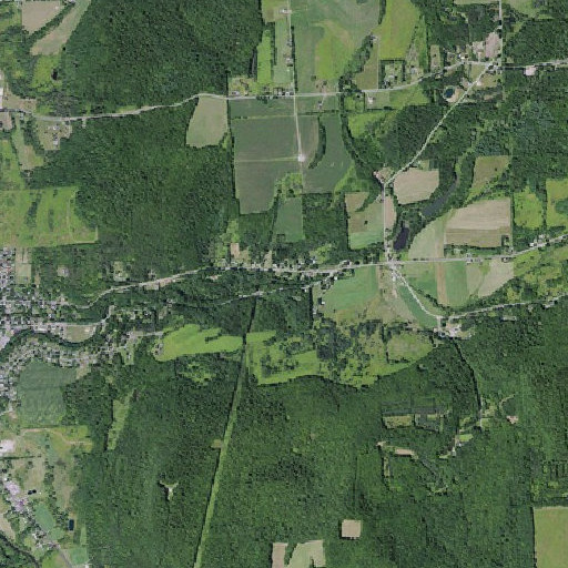 Aerial imagery of Rexford Falls, NY