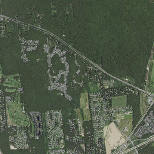 Aerial imagery of Rock Hill, NY