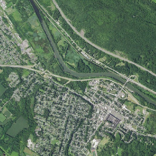 Aerial imagery of Steele Creek, NY