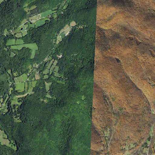 Aerial imagery of Wheeler Hill, NY