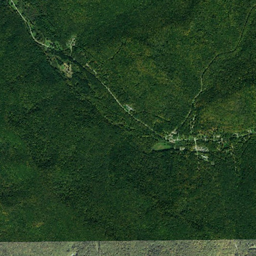 Aerial imagery of Willis Creek, NY