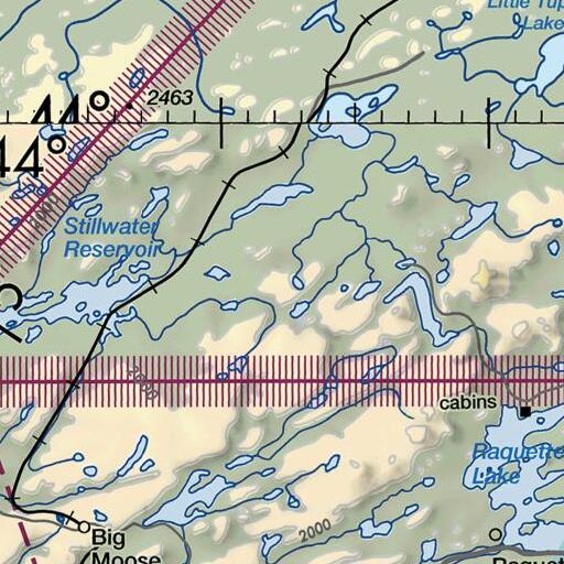 FAA VFR chart of Albany Mountain, NY