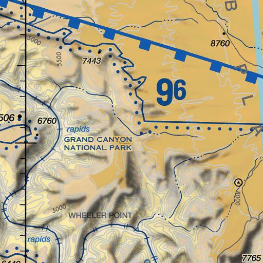 FAA VFR chart of Powell Spring, AZ