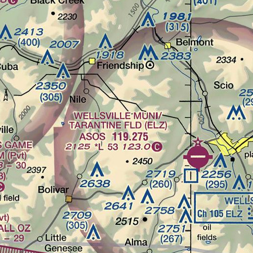 FAA VFR chart of Inavale, NY