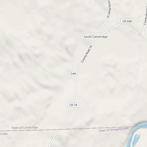 OpenStreetMap map of Lee, NY