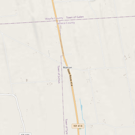 OpenStreetMap map of Malcon, NY