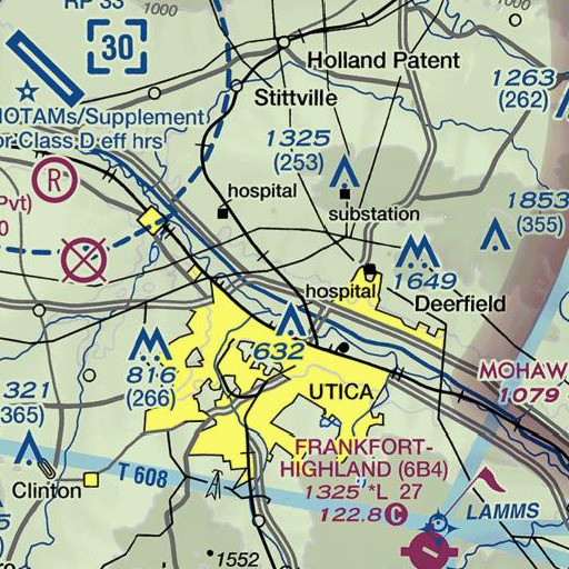 FAA VFR chart of Maynard, NY