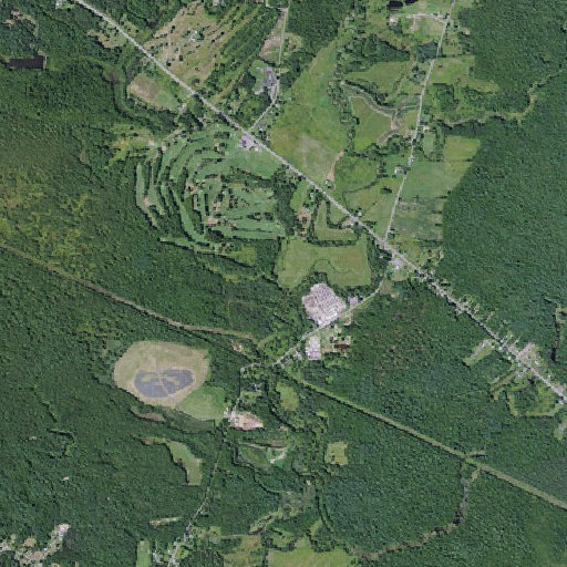 Aerial imagery of Beaver Brook, NY