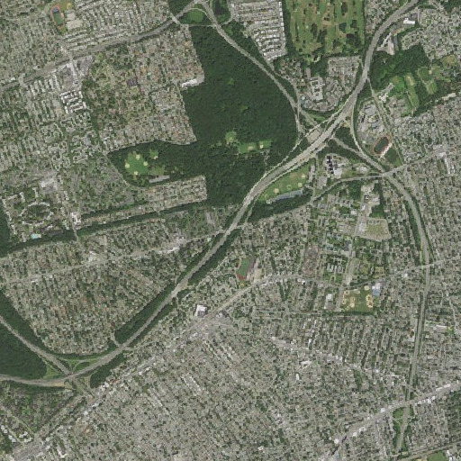Aerial imagery of Interchange 20, NY