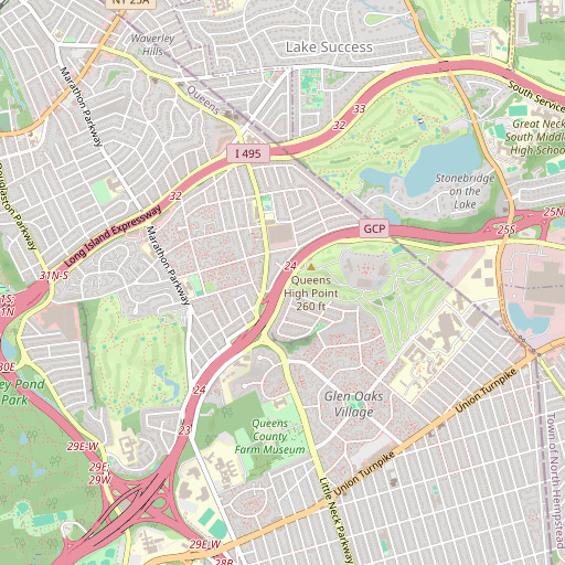 OpenStreetMap map of Interchange 24, NY