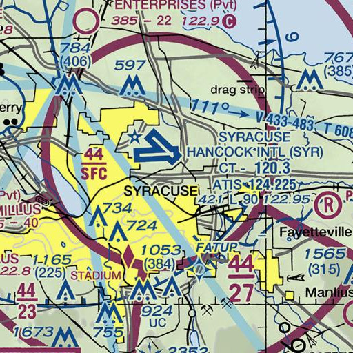 FAA VFR chart of Interchange 35, NY