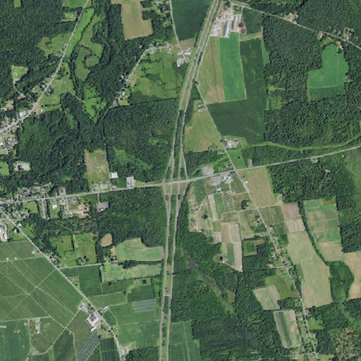 Aerial imagery of Interchange 35, NY
