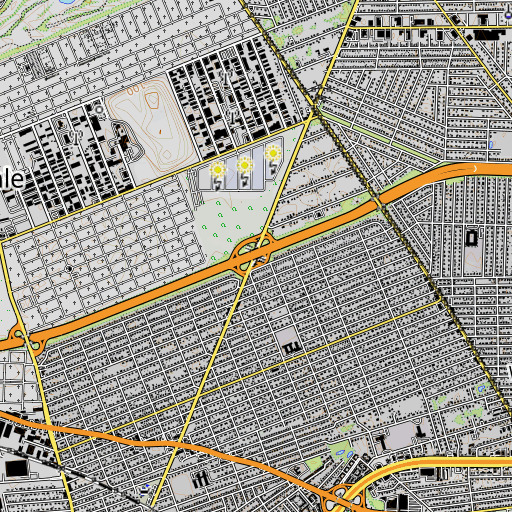 OpenTopoMap map of Interchange 36, NY