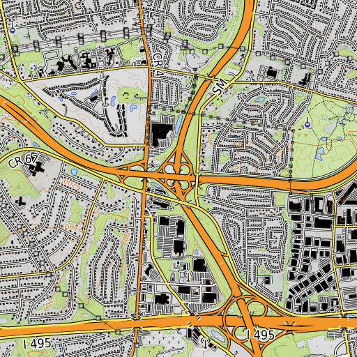 OpenTopoMap map of Interchange 44, NY